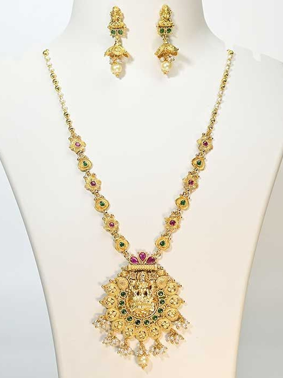 festivjewelleryze Gold-Plated Long Nacklace Set