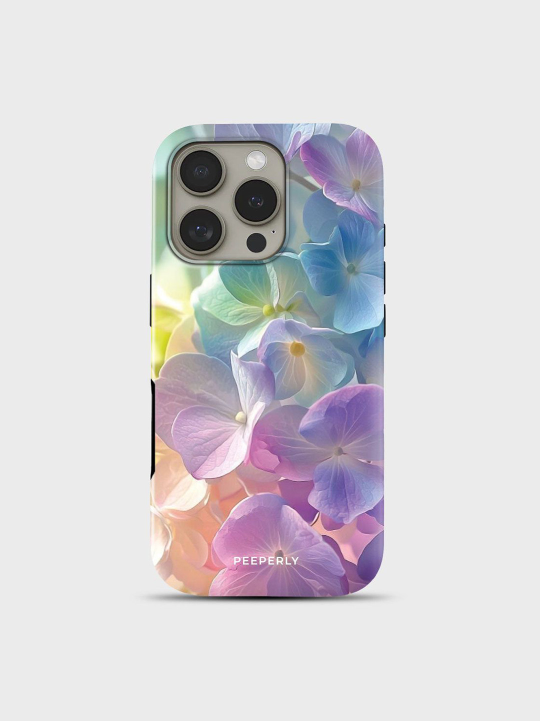 PEEPERLY Women Floral Printed iPhone 14 Plus Crystal Back Case
