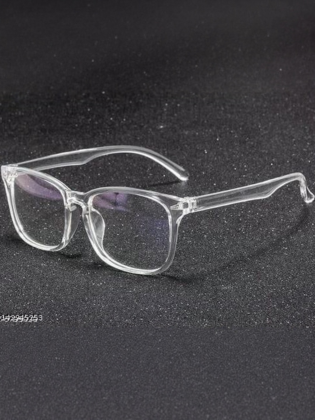 Arzonai Unisex Transperant Clear Lens & White Sunglasses with UV Protected Lens