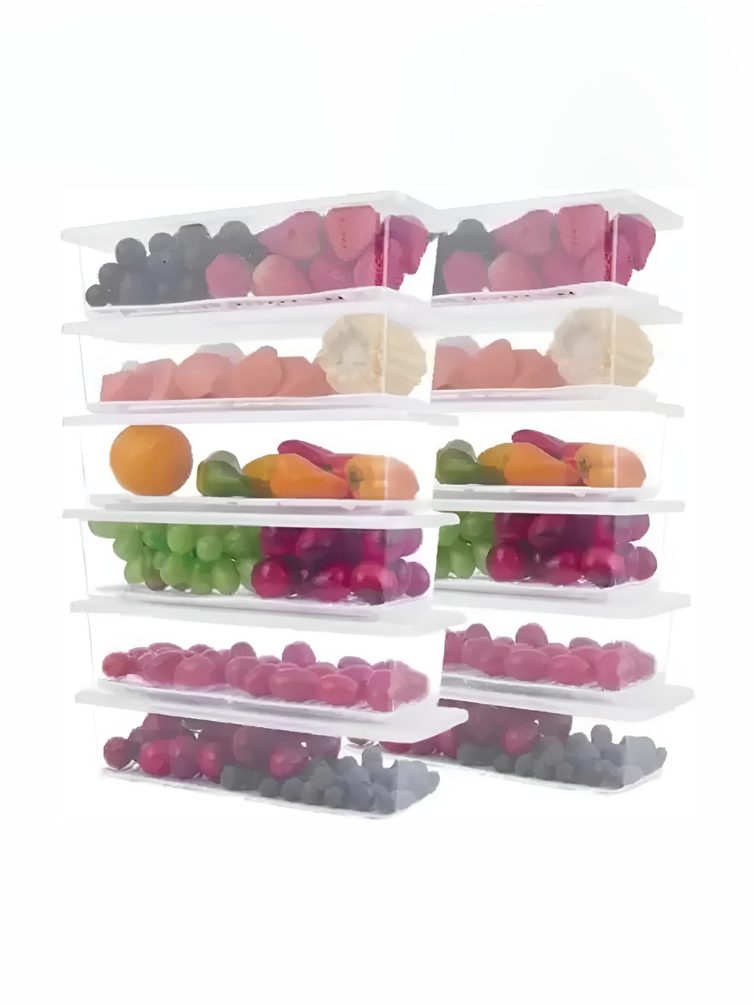 STARDOT White 2025 Plastic Fridge Container