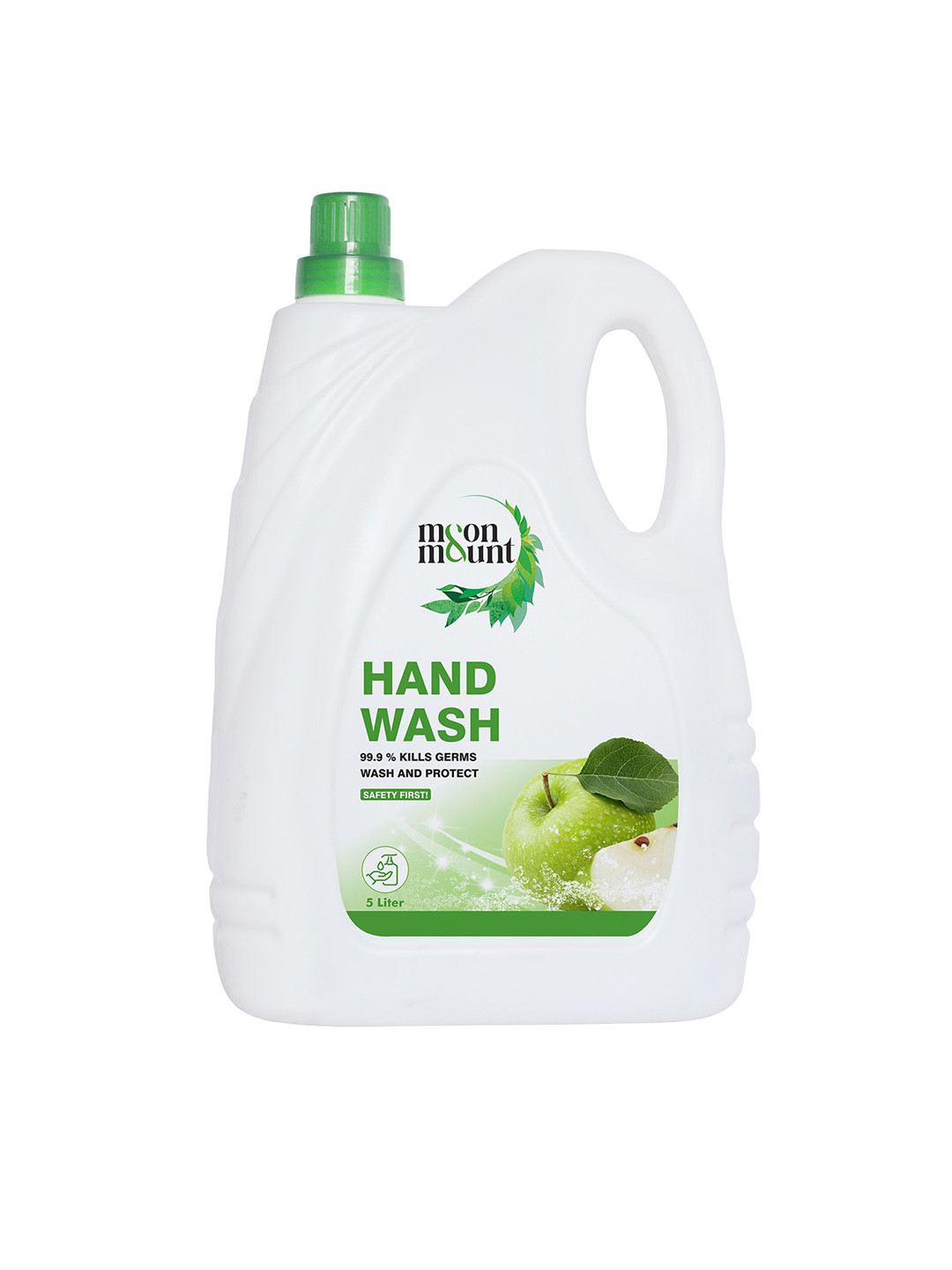 moon&mount Green Apple Hand Wash To Protection From Germs - 5 L