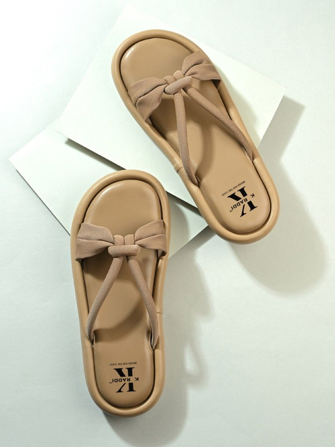 KARADDI Women Open Toe Flats