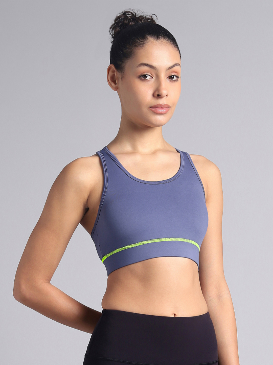 CULT Women Purple Train-in Medium Support Sports Bra