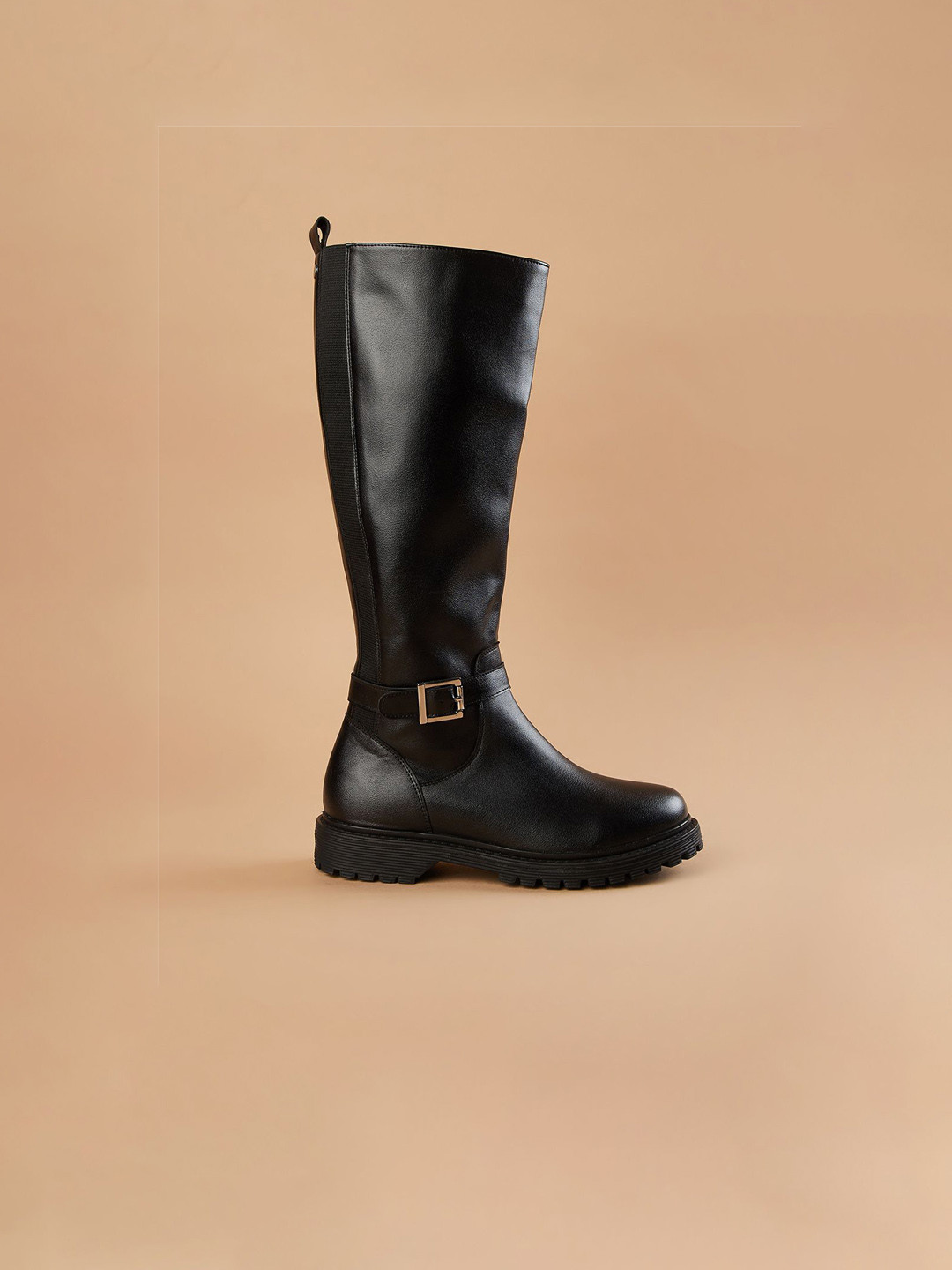 Ginger by Lifestyle Casual Block-Heeled Chunky Boots