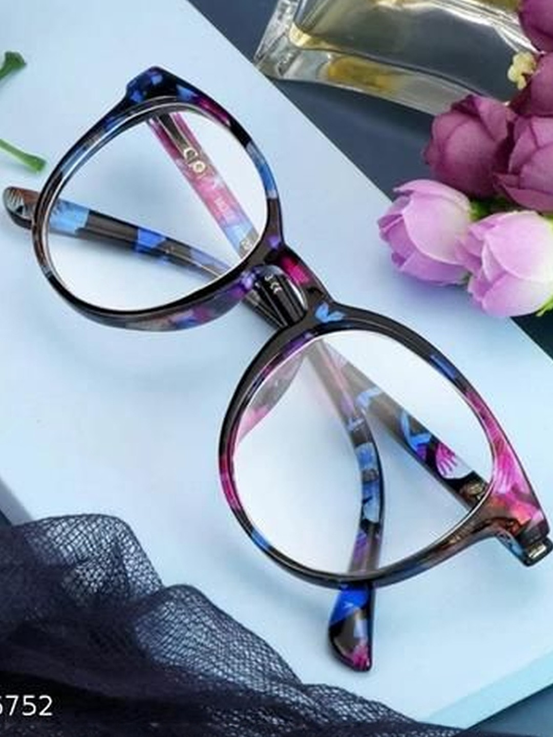 Arzonai Adult Clear Lens & Pink Sunglasses with UV Protected Lens