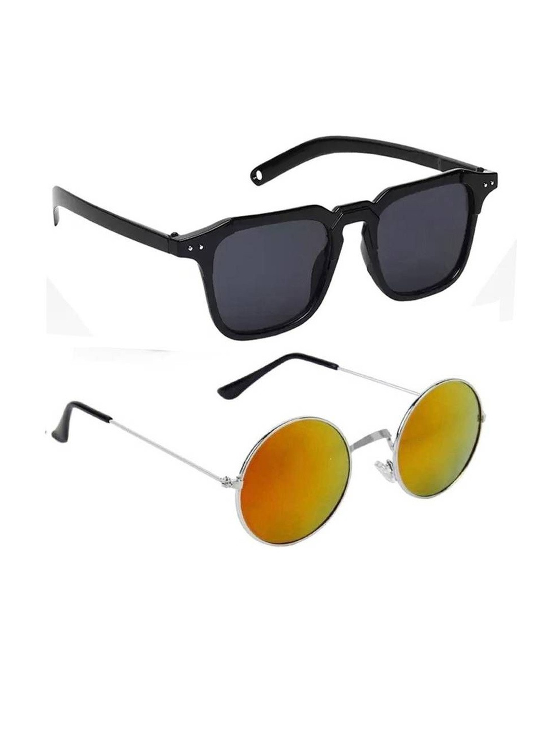Arzonai Unisex Pack of 2 Sunglasses Set