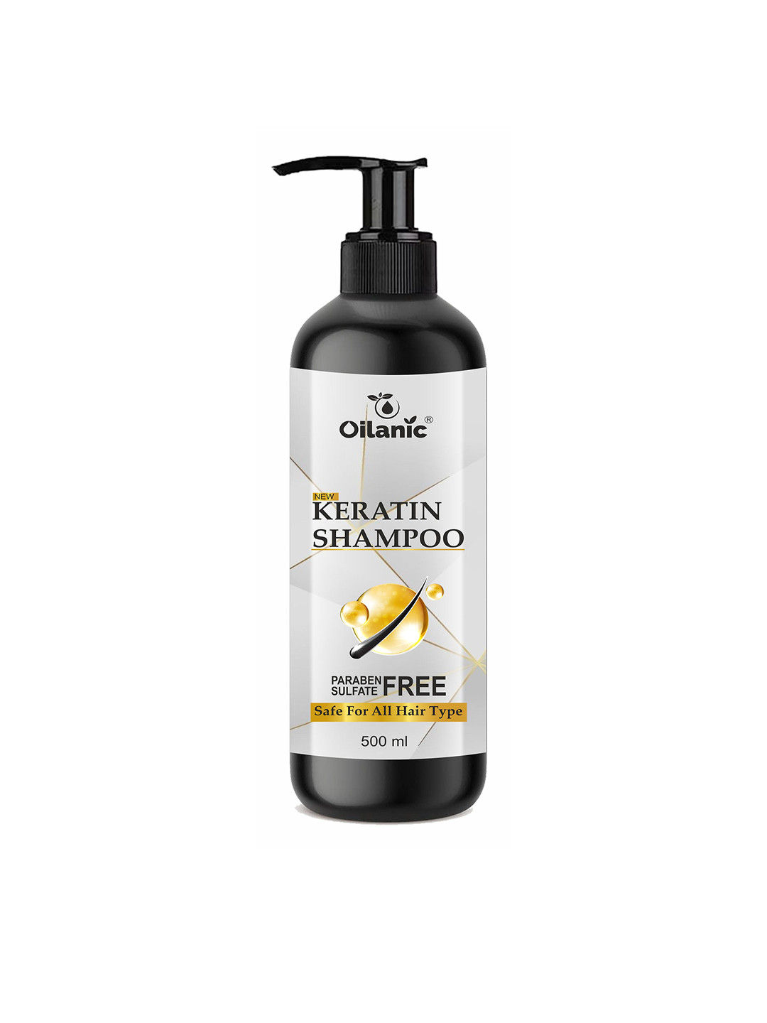 Oilanic Keratin Hair Shampoo For Healthy Hair - 500 ml