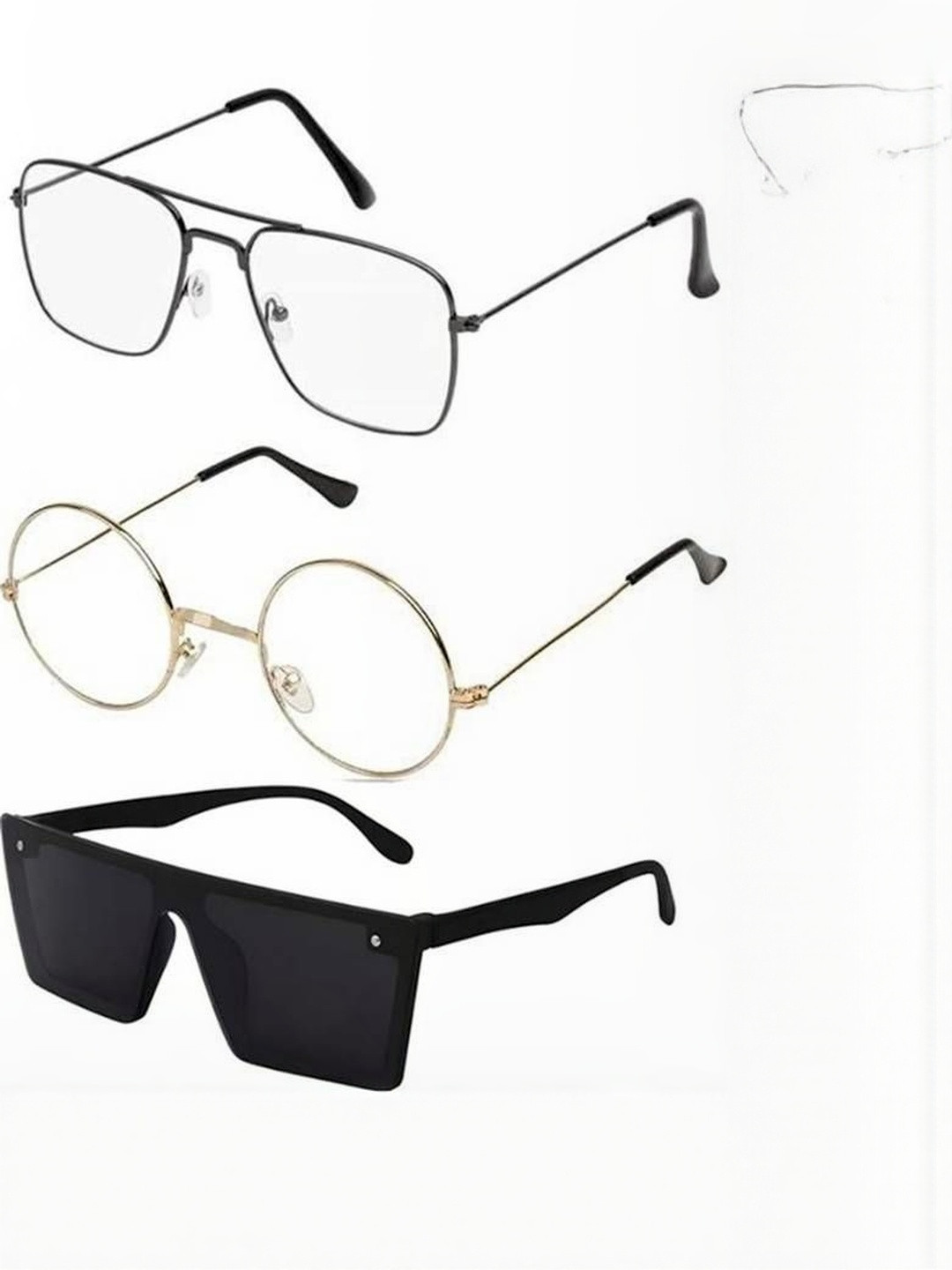 Arzonai Unisex Clear Sunglasses