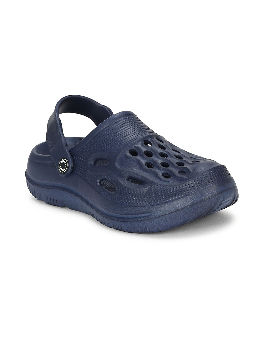 SKITE Men Navy Blue Comfort Slip On Casual Clogs
