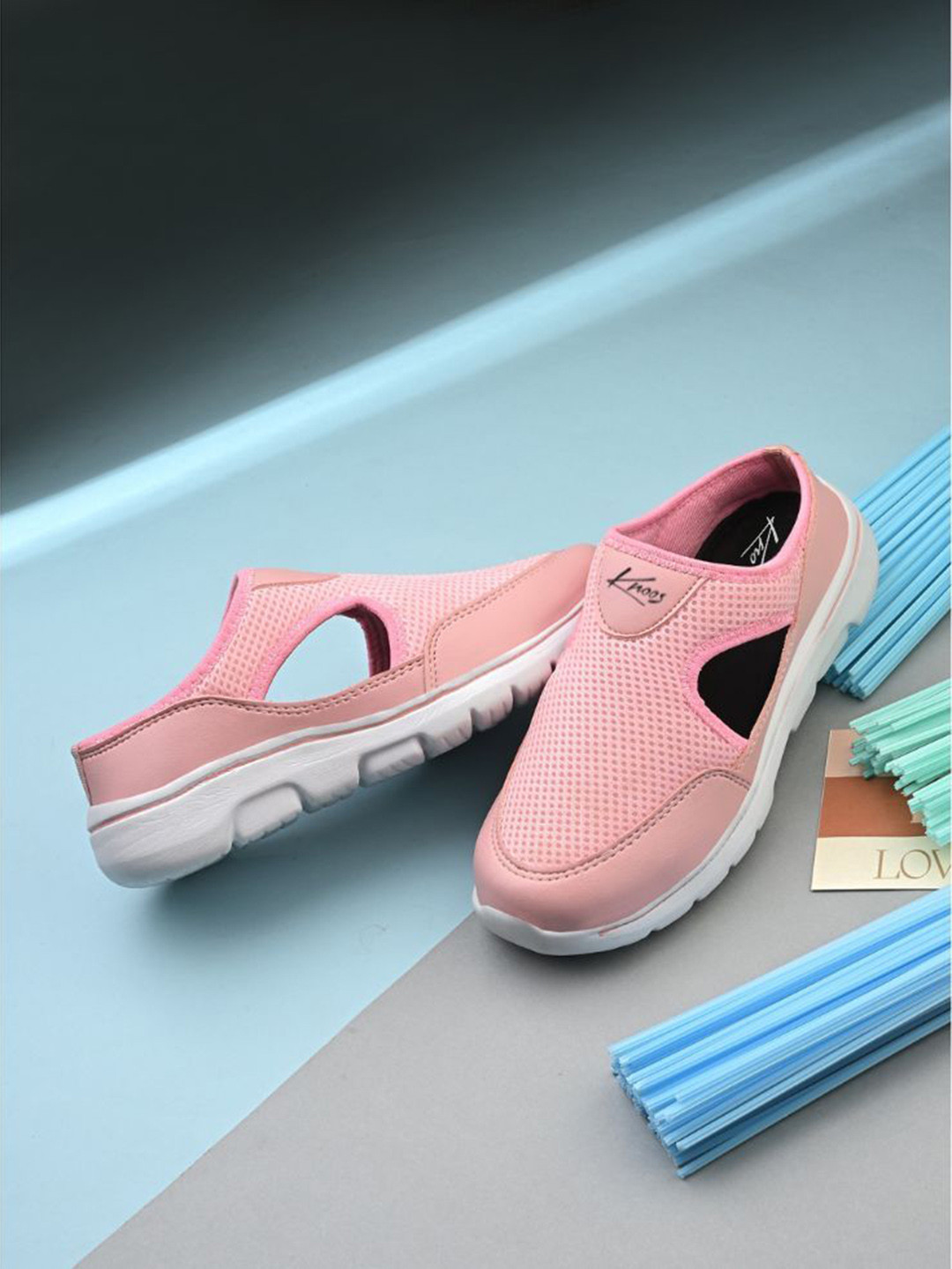 knoos Women Slip-On AirFlex Lightweight Mesh Clogs