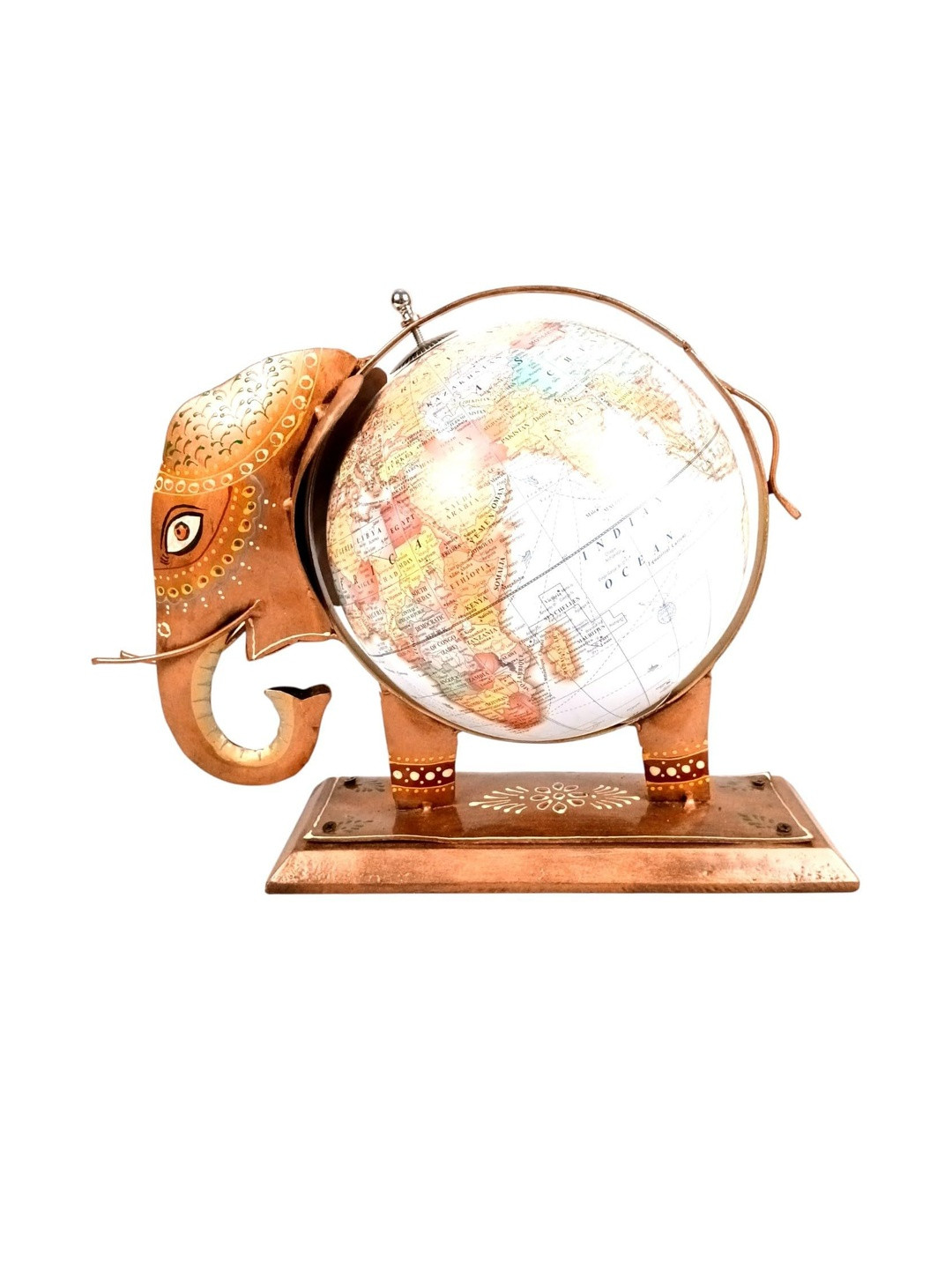 apka mart Brown Elephant Base Figurine Showpiece