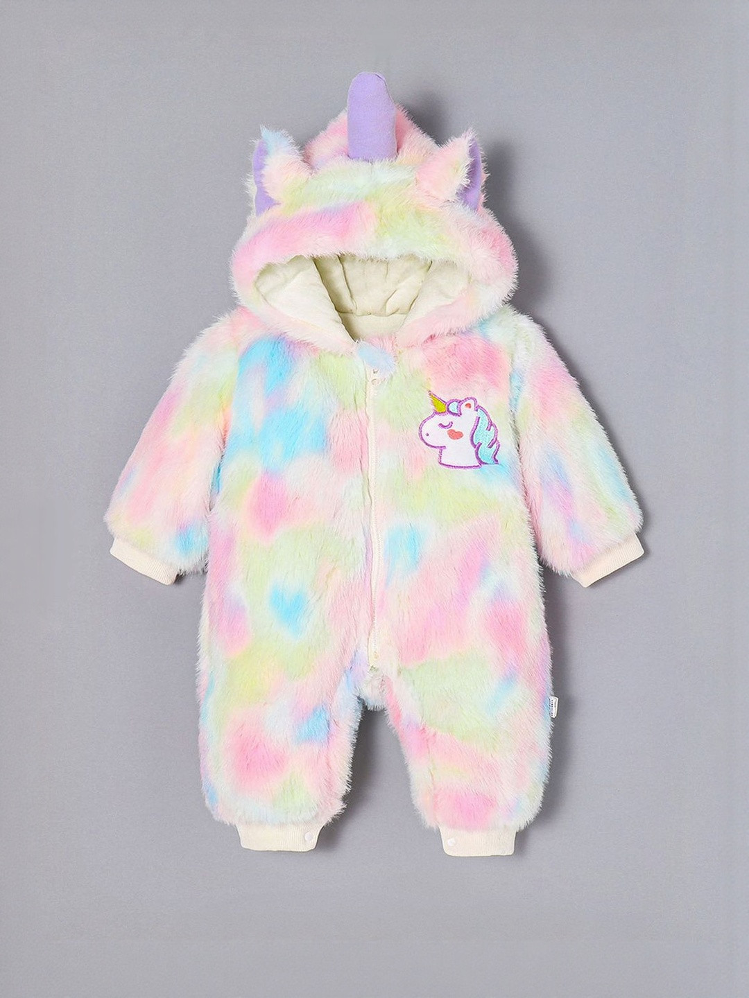 Hopscotch Kids Unicorn Horn Hood Bodysuit