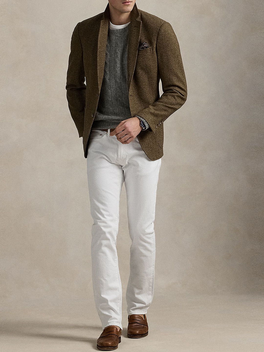 Polo Ralph Lauren Polo Modern Herringbone Printed Blazer