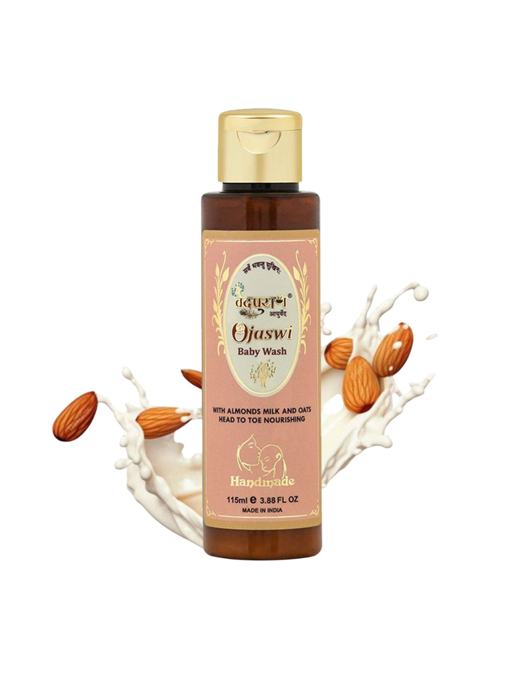 VEDPURAN Ojaswi Baby Wash With Almond Milk - 115 ml