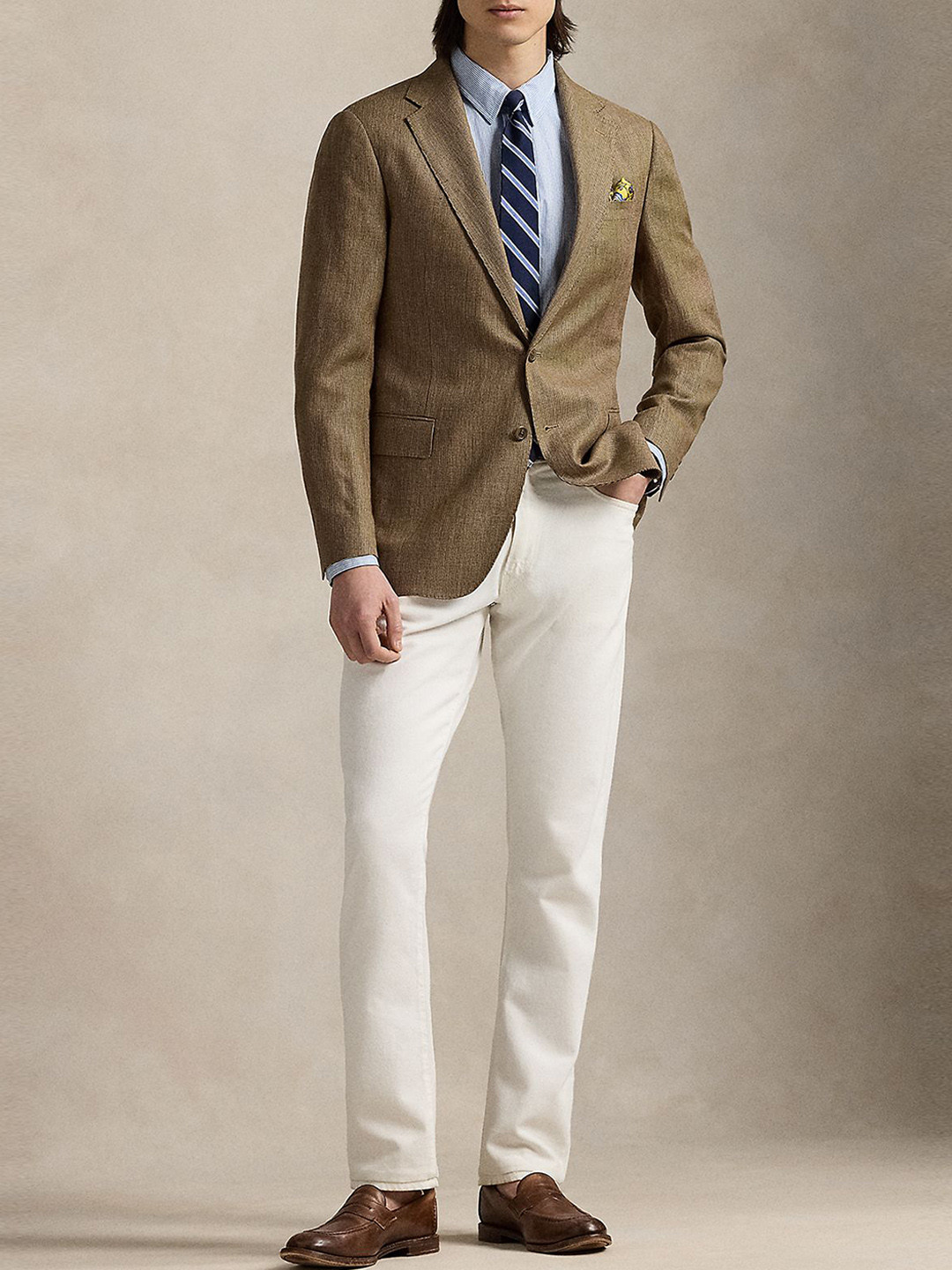 Polo Ralph Lauren Notched Lapel Collar Single Breasted Blazer