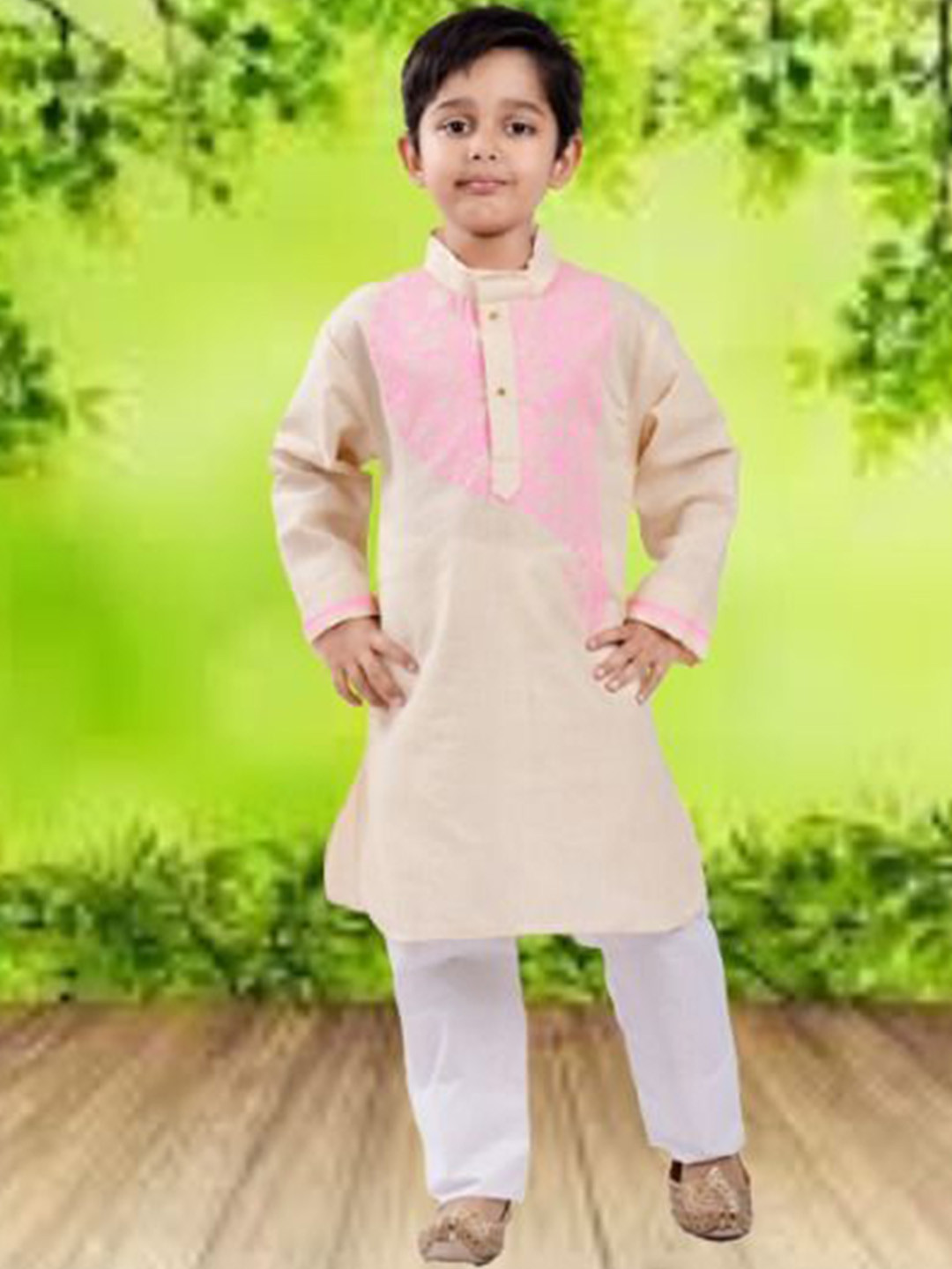NEW GEN Boys Cotton Kurta & pyajama Set
