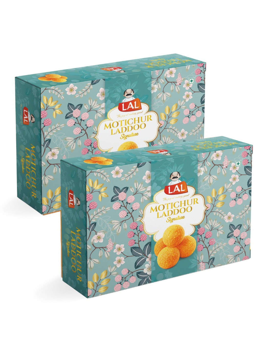 LAL Pack of 2 Motichur Ladoo Sweets-400gms Each