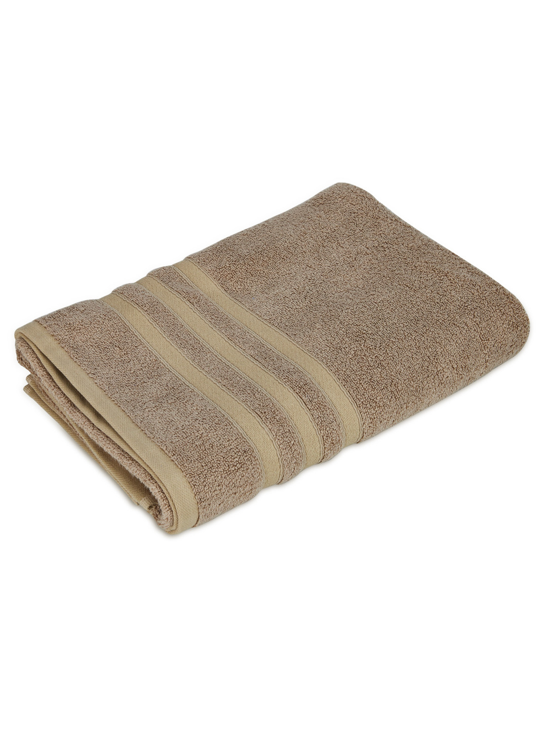 Boutique Living India Beige 1 Cotton 550 GSM Bath Towel