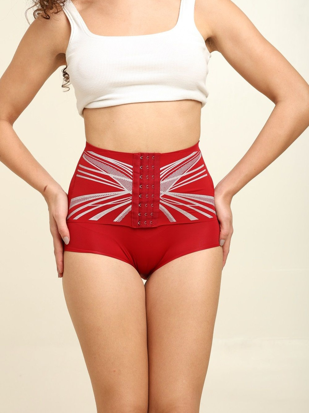 NIRDAMBHAY Women Printed Tummy Tucker