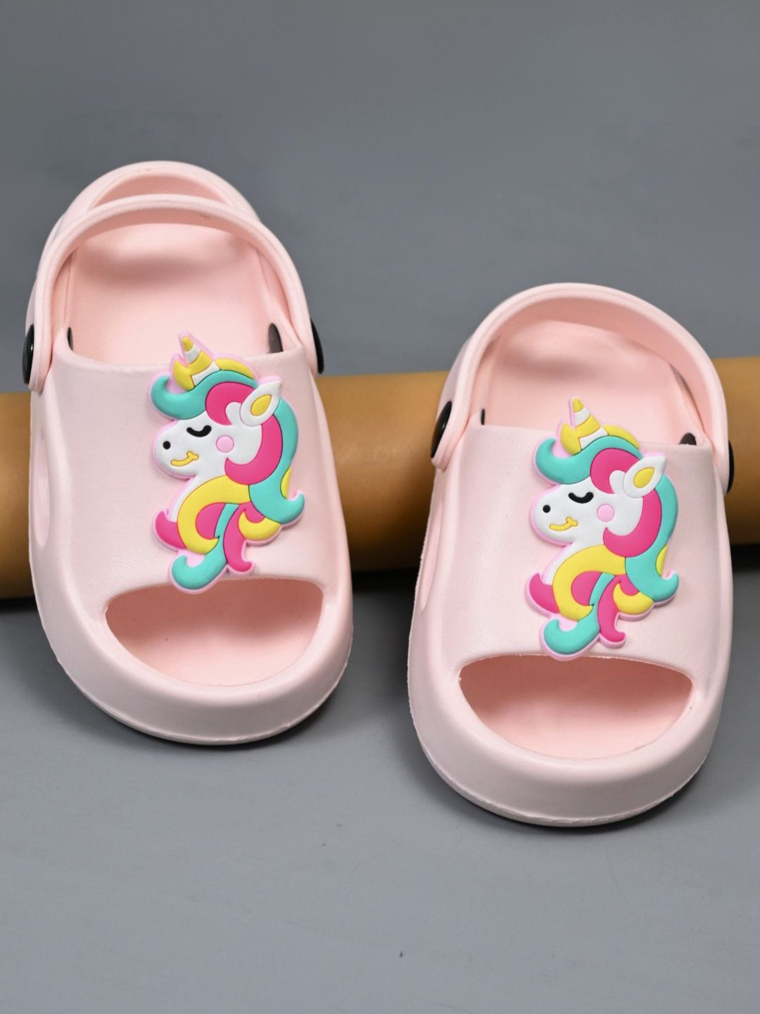 Yellow Bee Girls Magical 3D Unicorn Clogs