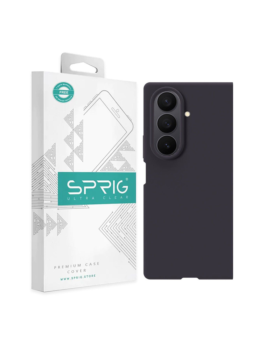 SPRIG Samsung Z Fold 7 Impact Resistant Back Case Mobile Accessories