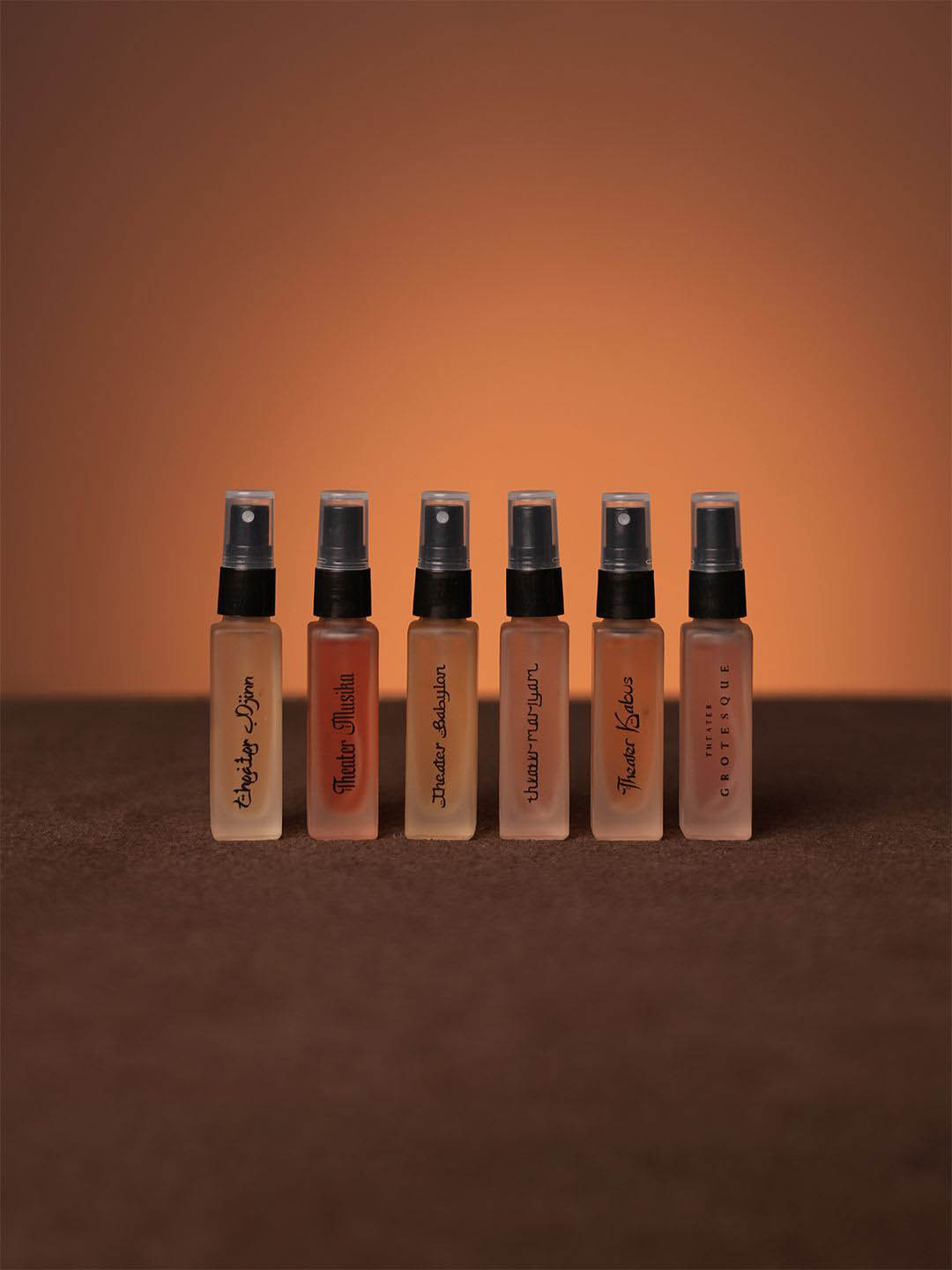 Theater Set Of 6 Moore, Beaker, Babylon, Grotesque, Distillery & Ghoul EDP - 8 ml Each