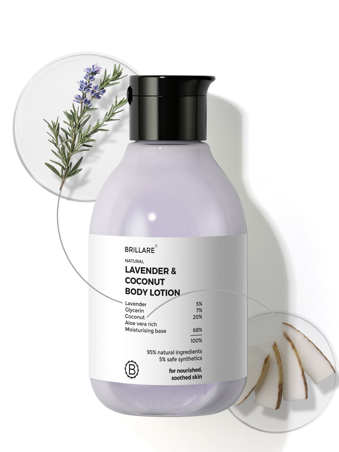 BRILLARE Lavender & Coconut Body Lotion - 200 ml