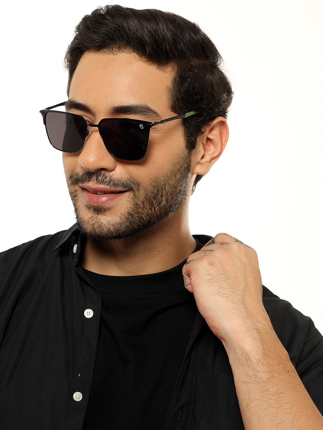 Eyejack by Voyage Unisex Square Sunglasses with UV Protected Lens 7021CL852