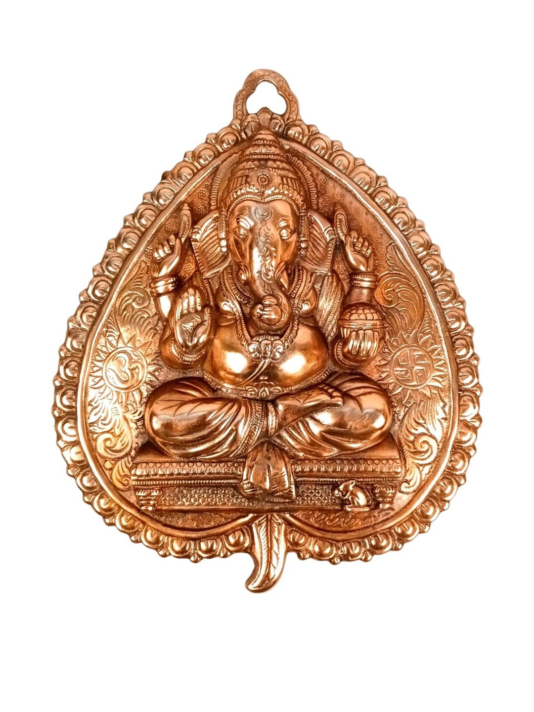 apka mart Ganesha Bronze Wall Hanging