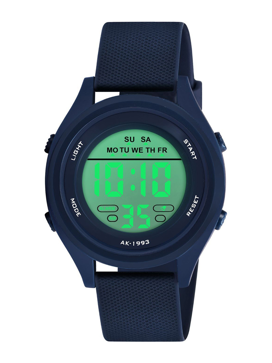 PAPIO Women Round Dial & Silicon Straps Digital Watch DIGITAL-027 BLUE