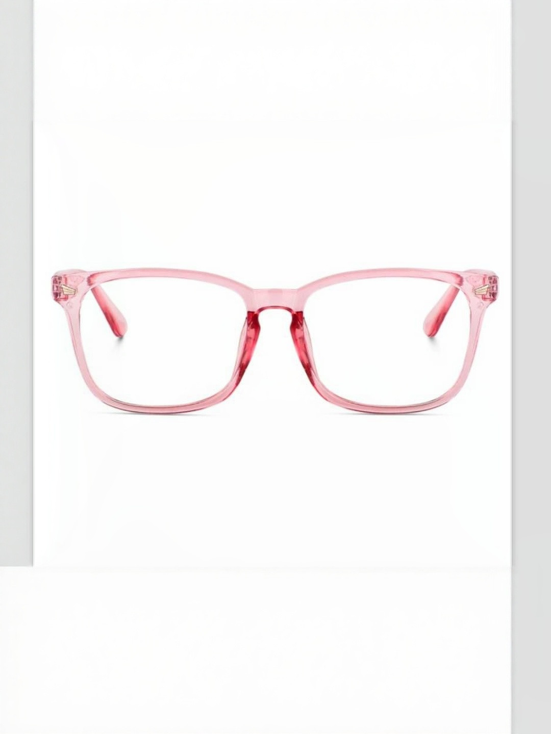 Arzonai Adult Clear Lens & Pink Sunglasses