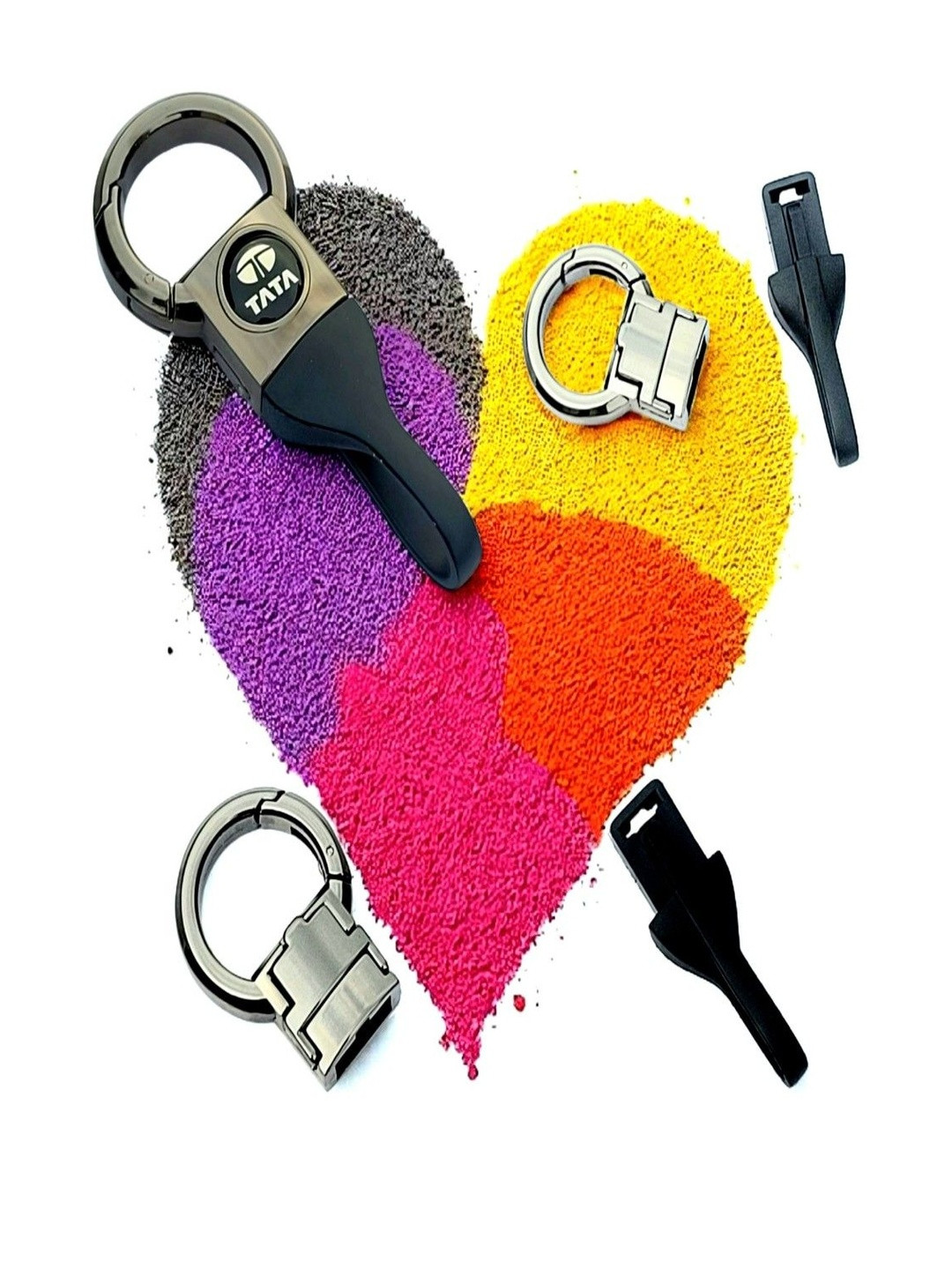 ADOREAL Tata Leather Belt Keychain And Keyring