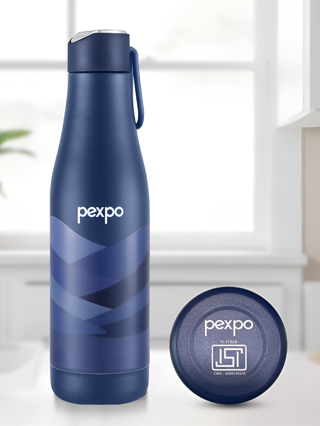 Pexpo Infinity Stainless Steel Double Wall Insulated Flask Hot & Cold Water Bottle -750ml