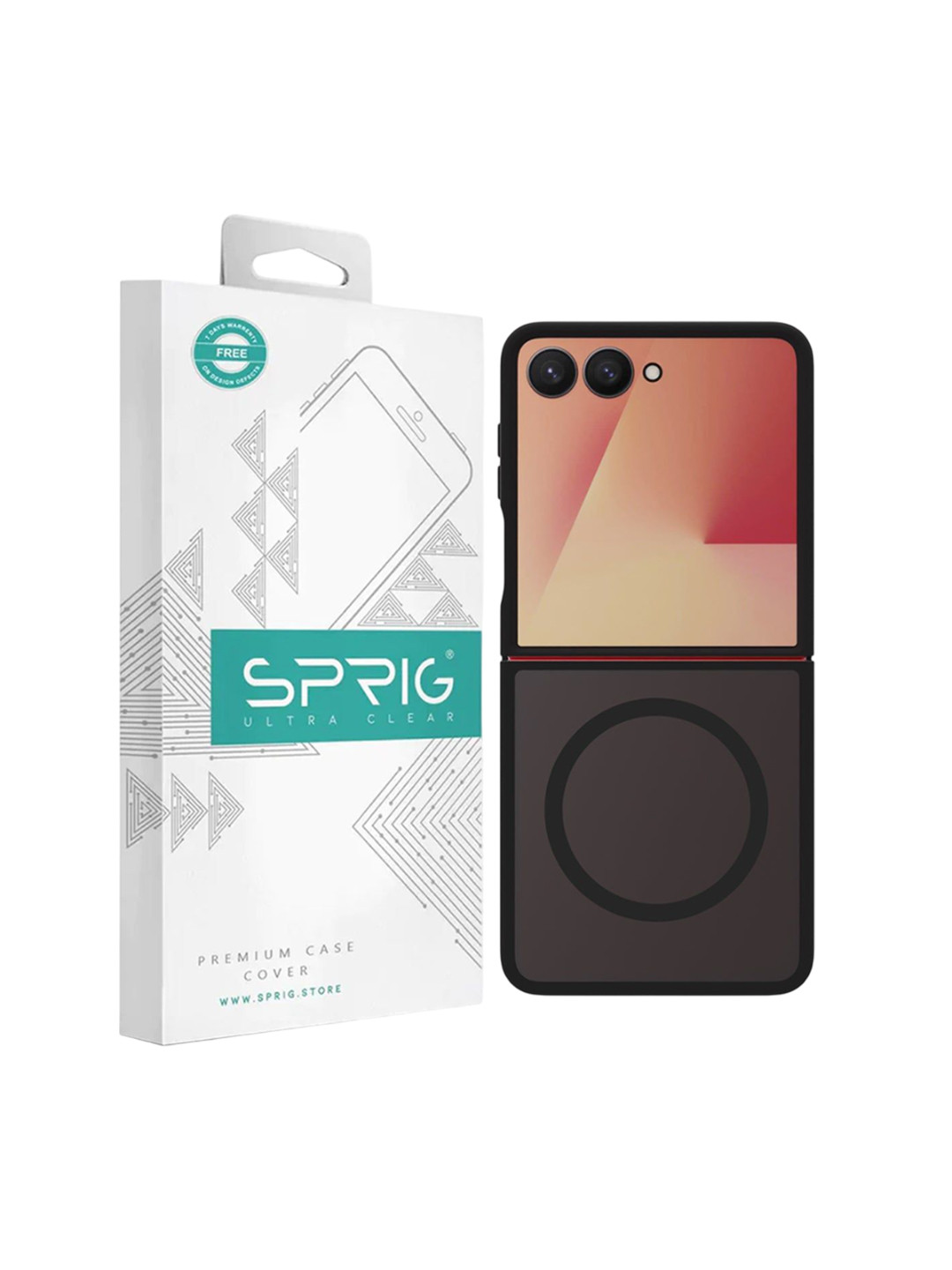 SPRIG Samsung Z Flip 7 Impact Resistant Back Case Mobile Accessories