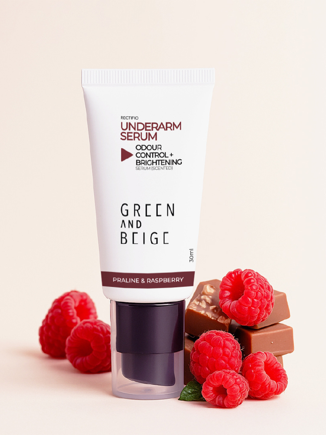 GREEN AND BEIGE Unscented Underarm Deodorising Serum for Odour Control & Skin Care- 30ml