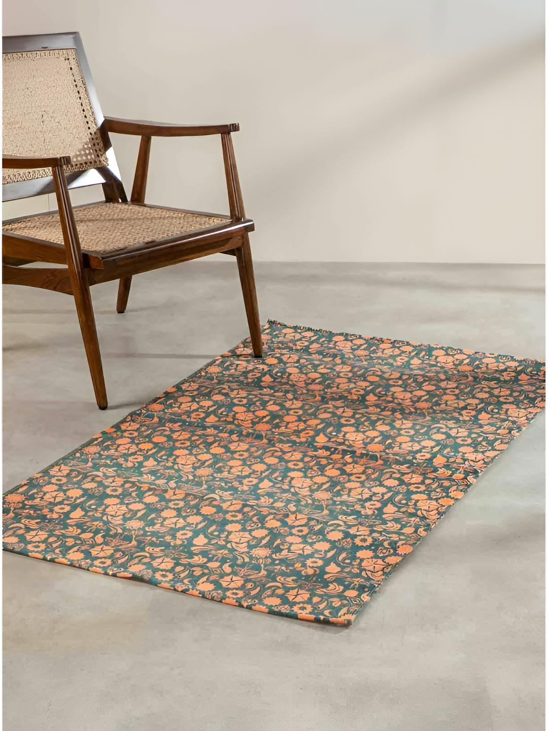 FREEDOM TREE Creatures Of The Night Red & White Printed Pure Cotton Rug