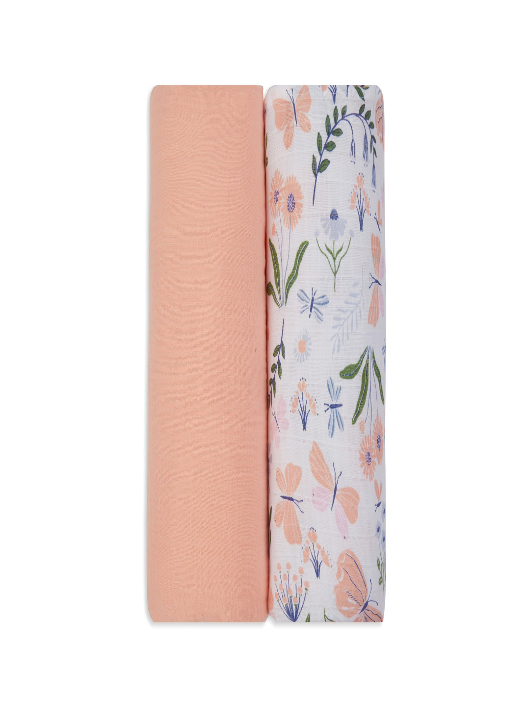 My Milestones Set Of 2 3 In 1 Muslin Swaddle Wrapper