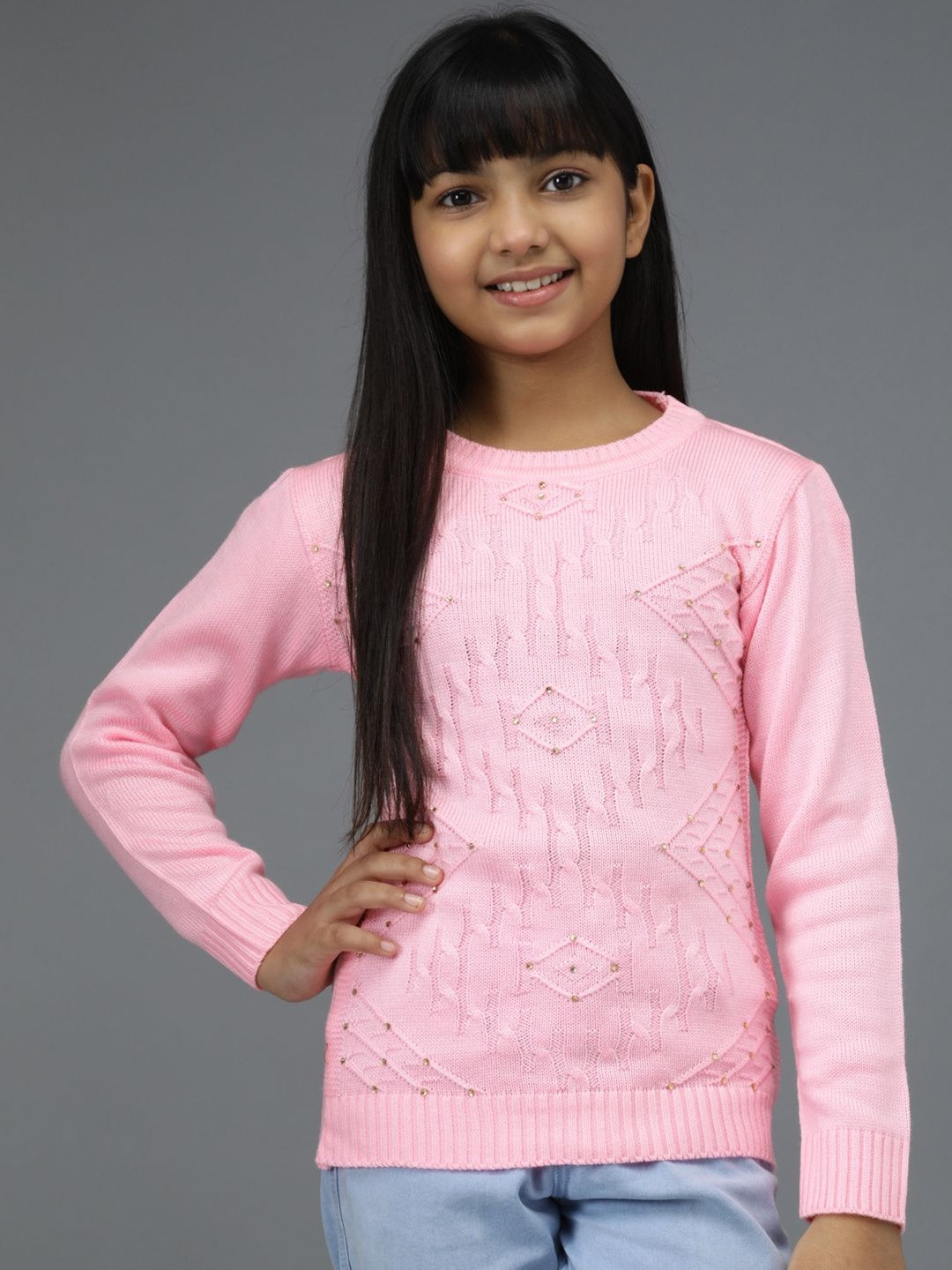 TRENDY WORLD Girls Woollen Sweaters