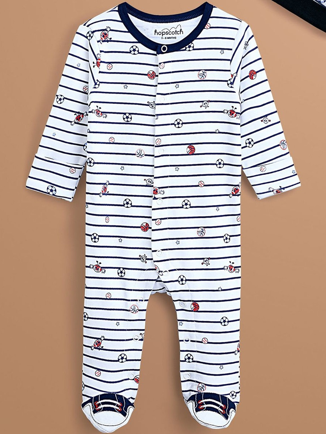 Hopscotch Kids Boys Pure Cotton Footies