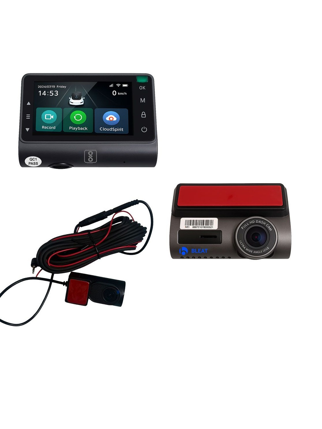 Bleat 4G DASHCAM - 2K DASHCAM for Cars with GPS and G Sensor