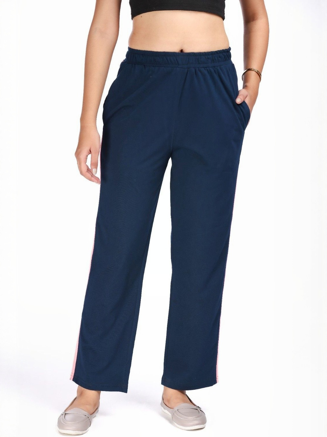 E-MAX Cotton Blended Regular Fit Track Pant
