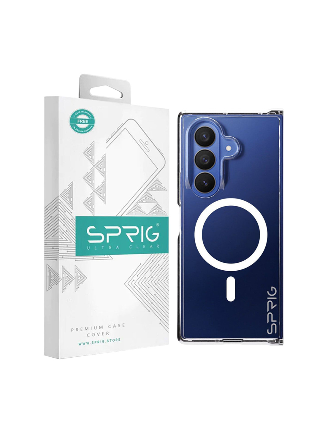 SPRIG Samsung Z Fold 7 Impact Resistant Back Case Mobile Accessories