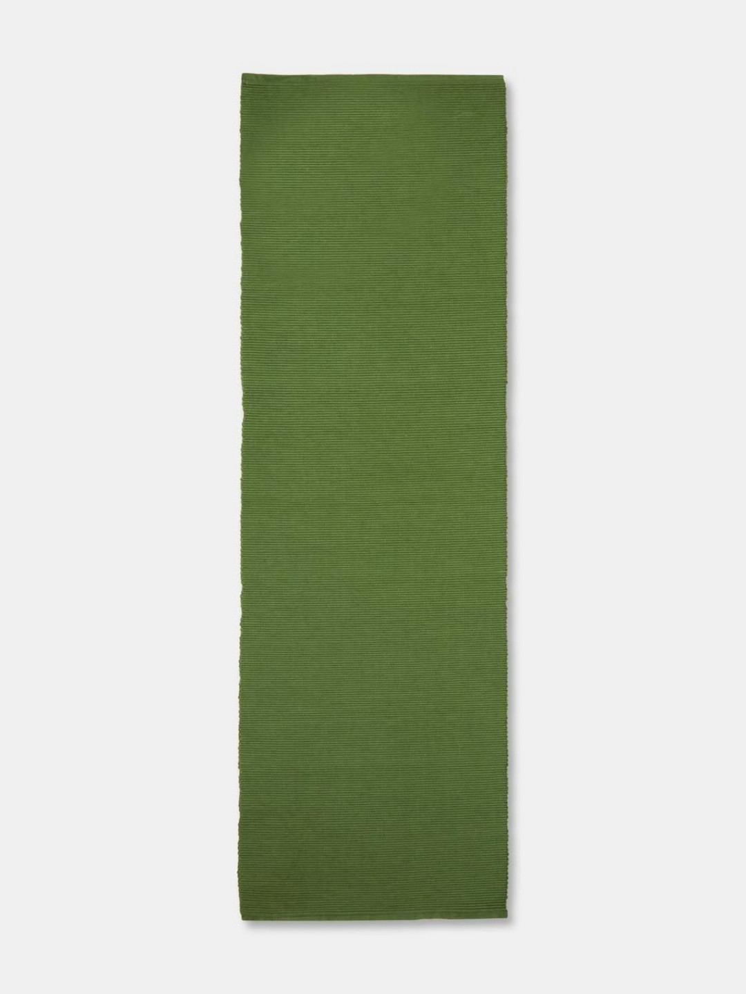 Fabindia Green Prithi Woven Cotton Table Runner