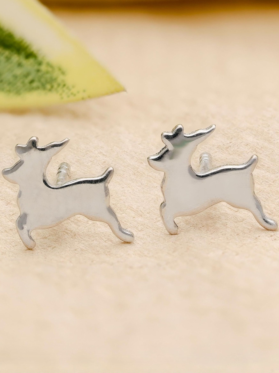 AMONROO 925 Silver Reindeer Studs