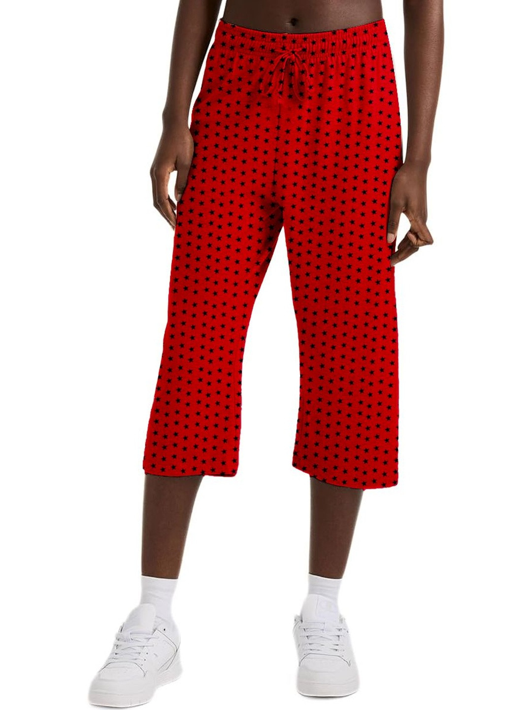 Fasha Women Red Printed Capris