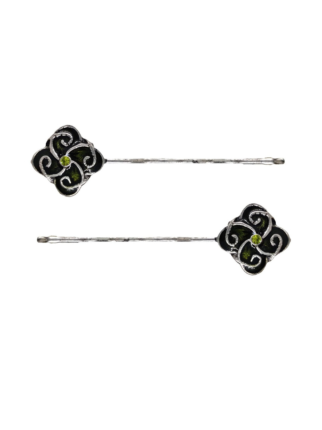 FURE Women Set of 2 Flower Bobby Pins