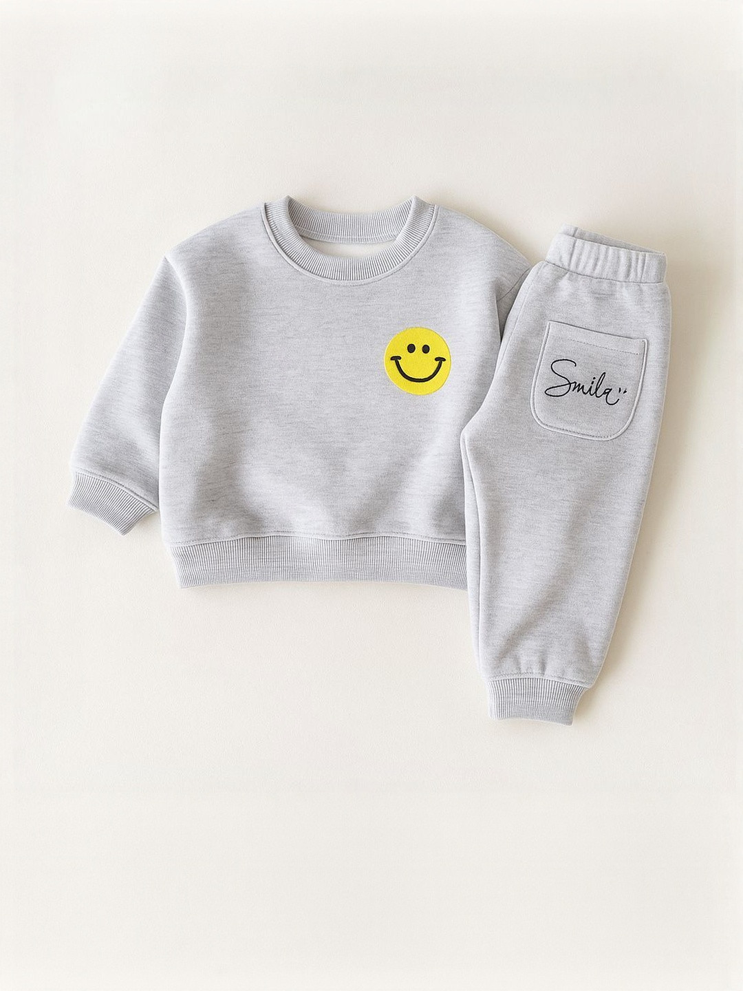 Lil.snuggles Kids Printed Sweatshirt With Pyjamas