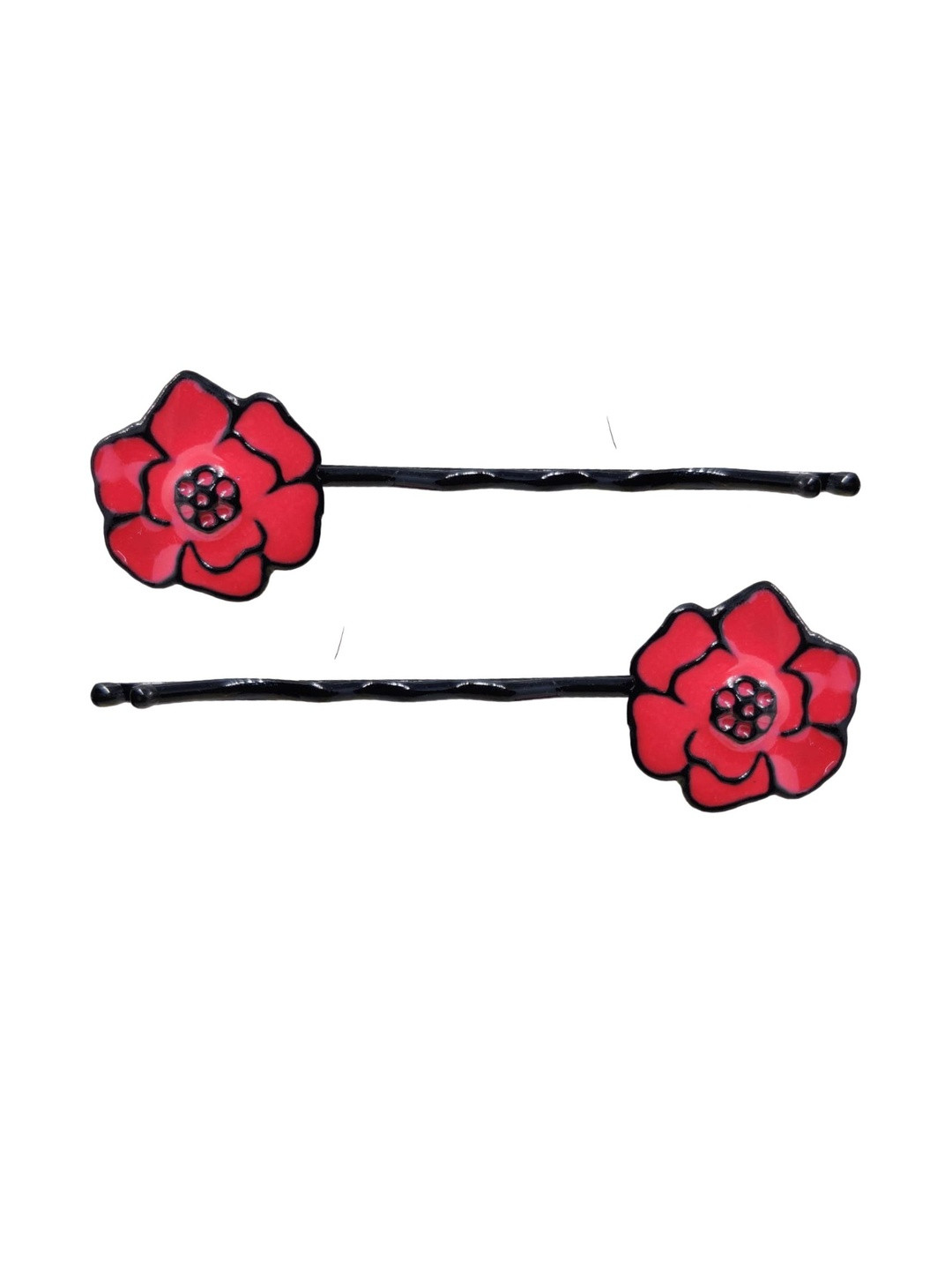 FURE Women Set of 2 Flower Bobby Pins