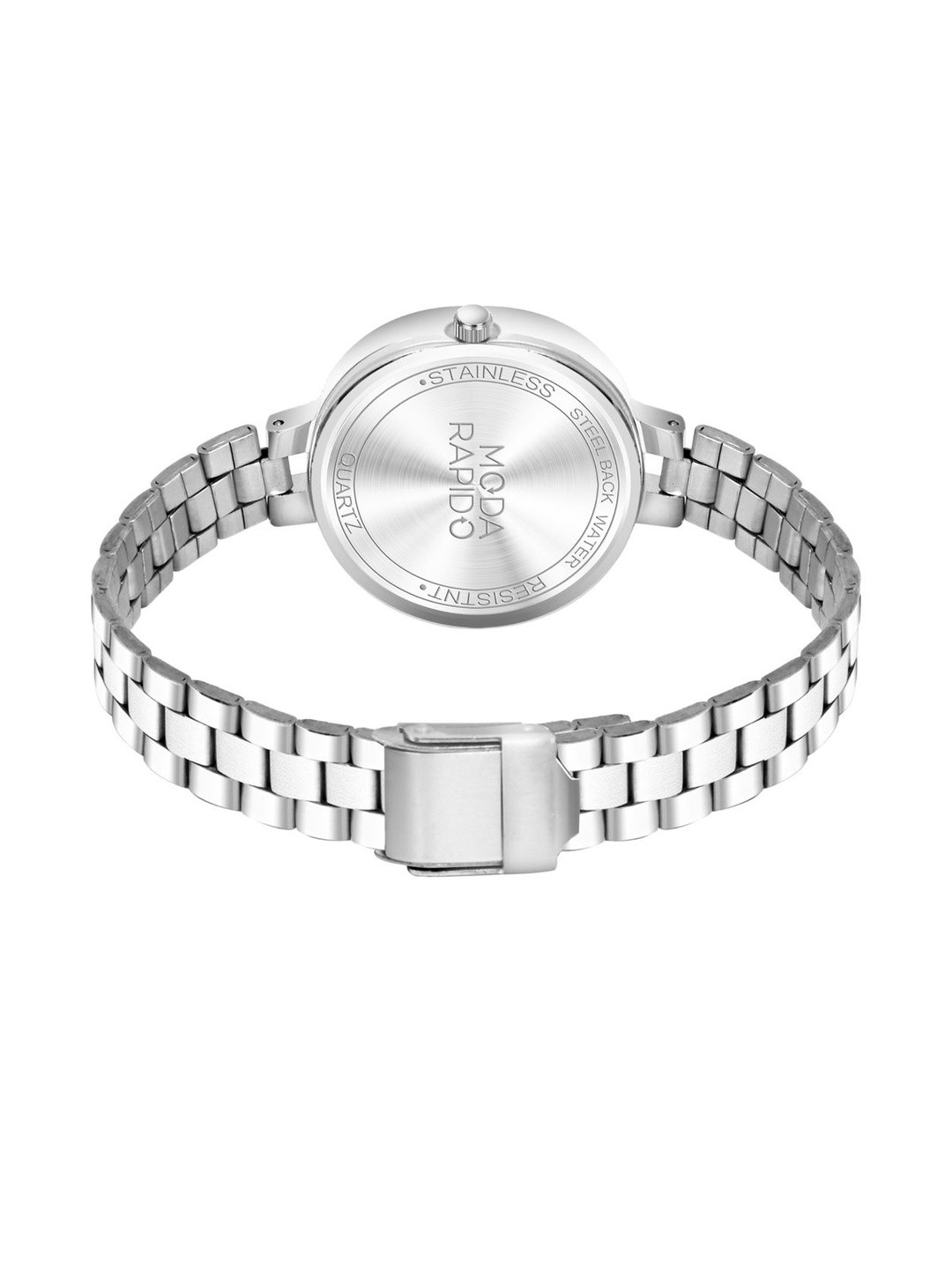 Moda Rapido Women Blue Dial & Stainless Steel Straps Watch