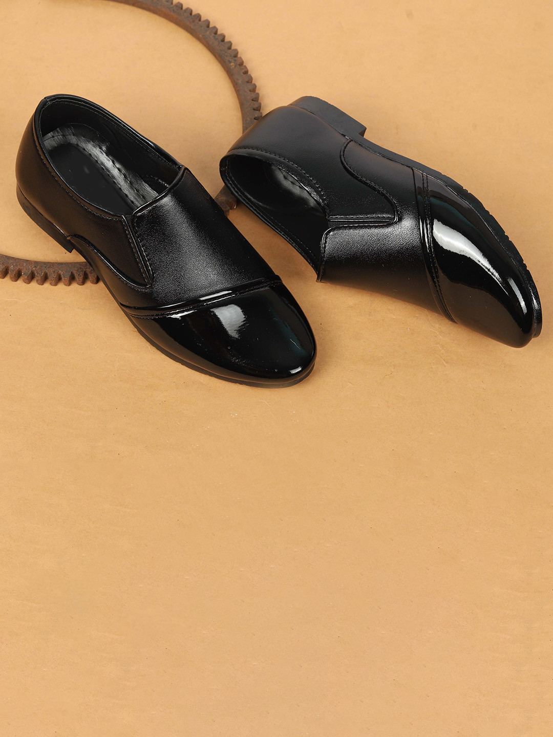 K Footlance Kids Formal Slip-Ons